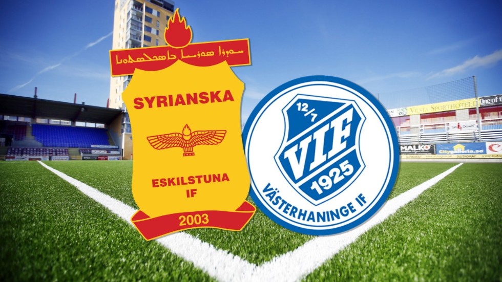Under onsdagskvällen spelar Syrianska Eskilstuna mot Västerhaninge på Tunavallen. Matchen kan du se via vår tv-sändning.