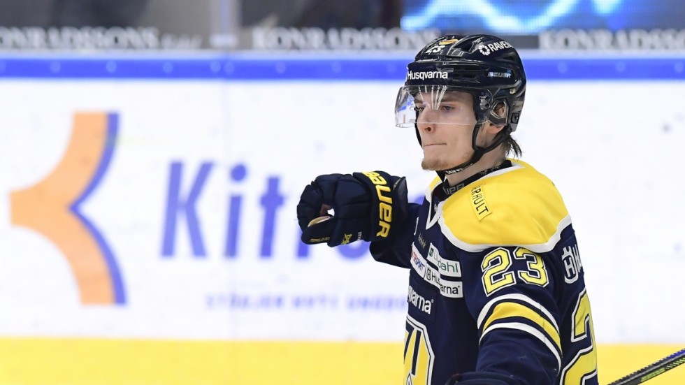 Lias Andersson blir kvar i HV71. Arkivbild.