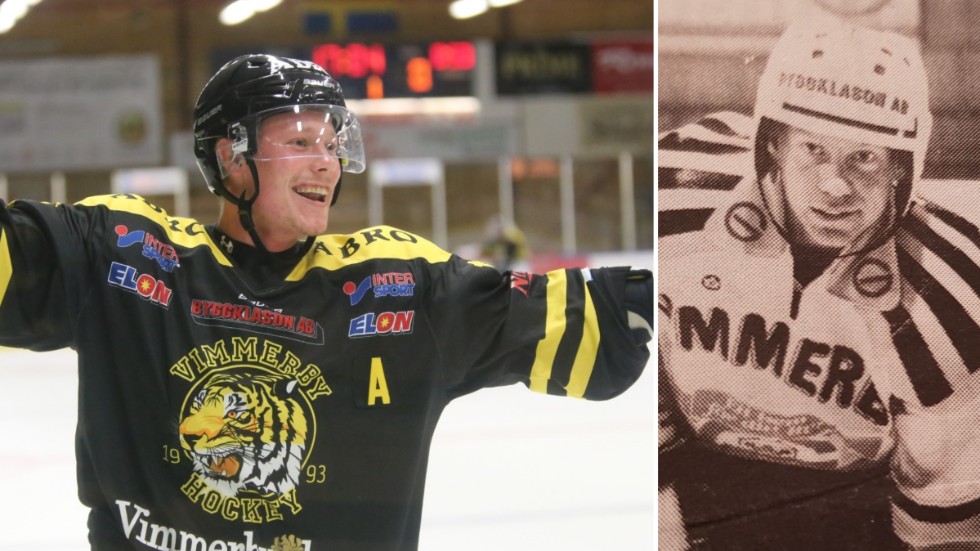 Når tidningens krönikör Magnus Strömsten började på sporten för 25 år sedan var Krister Ström framträdande i Vimmerby Hockey. Numera är det sonen Pelle Ström som härjar på isen.