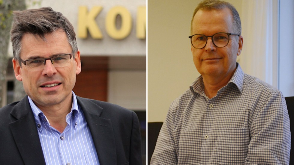 Lars Rosander och Jacob Käll. Hultsfred och Vimmerby. Båda är kommunalråd och ordförande i kommunstyrelserna. Men arvodena skiljer sig en del.