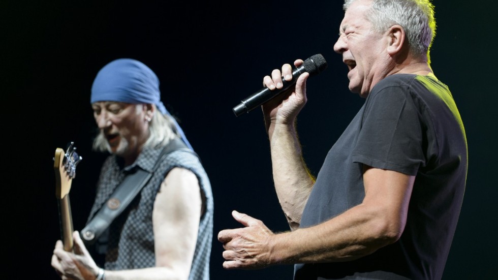Deep Purples sångare Ian Gillan och basist Roger Glover. Bandet släpper i dagarna sitt 21:a album "Whoosh!". Arkivbild.