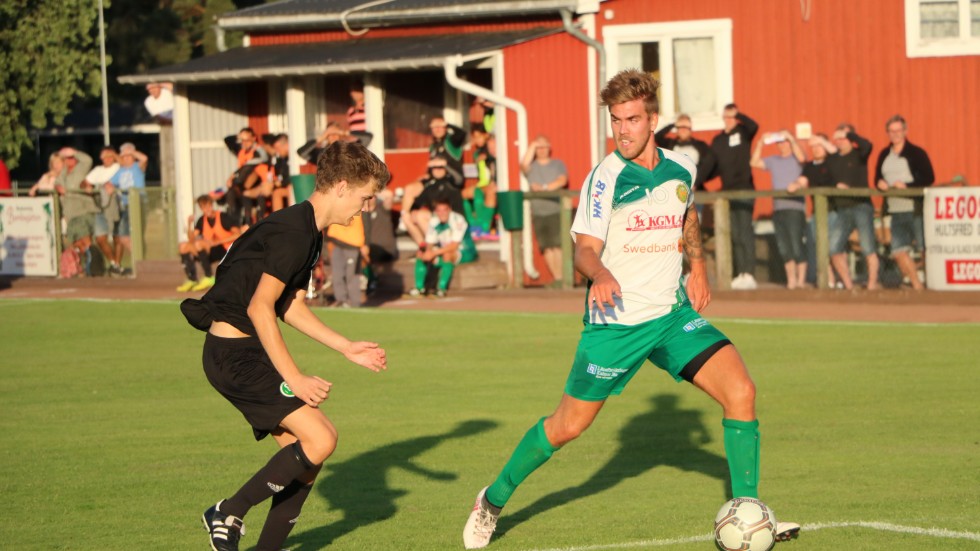 Albert Johansson öste in mål i flera säsonger för Hultsfreds FK. 