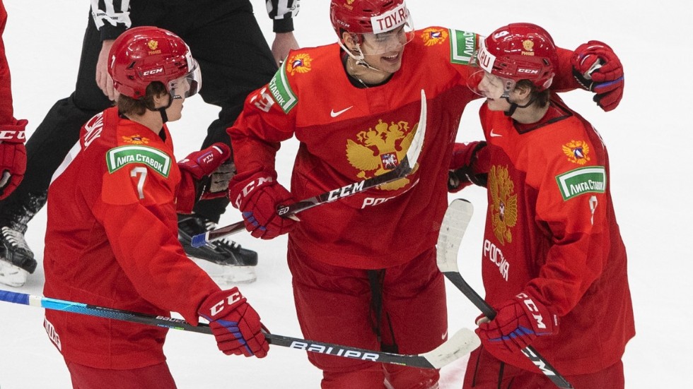 Ryssland vann JVM-matchen mot Sverige med 4–3.