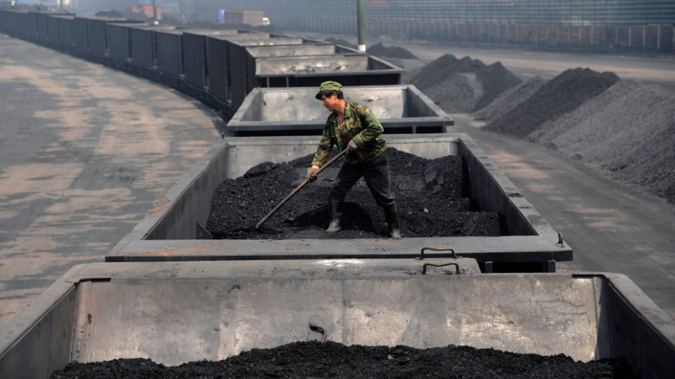 Förslag har väckts om att kinesisk export ska tullbeläggas utifrån klimatutsläppen.