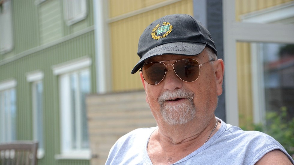 Gillis Lidström, 89, bor i dotterns villa i Gullringen men är ibland på avlastning på Vimarhaga, där han trivs och är nöjd med omsorgen.