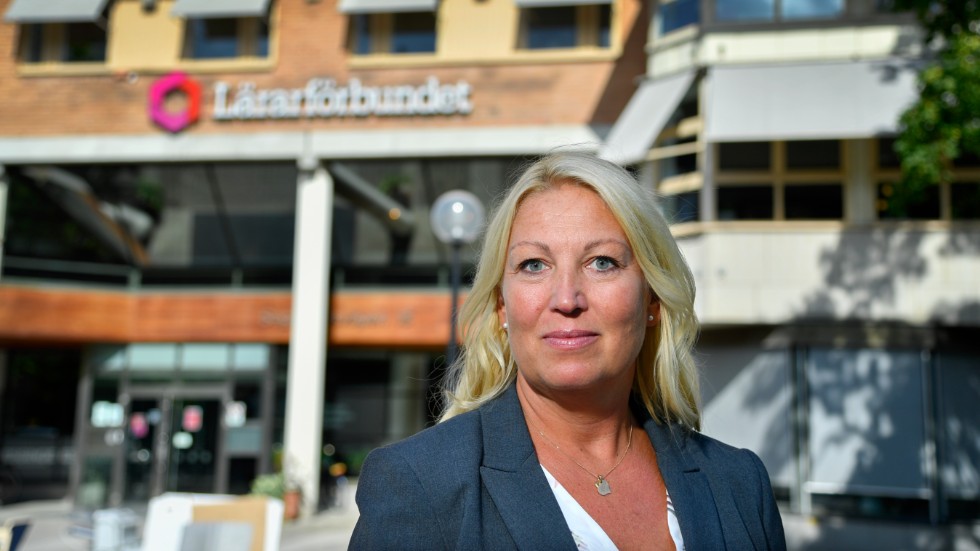 Johanna Jaara Åstrand, ordförande för Lärarförbundet. Arkivbild.