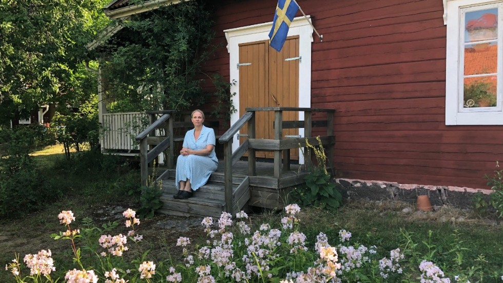 Tack vare torpet har Mirja Sörberg, född Johansson, kunnat träffa sina föräldrar som bor i Hultsfred utan att utsätta dem för onödiga risker för covid 19-smitta.