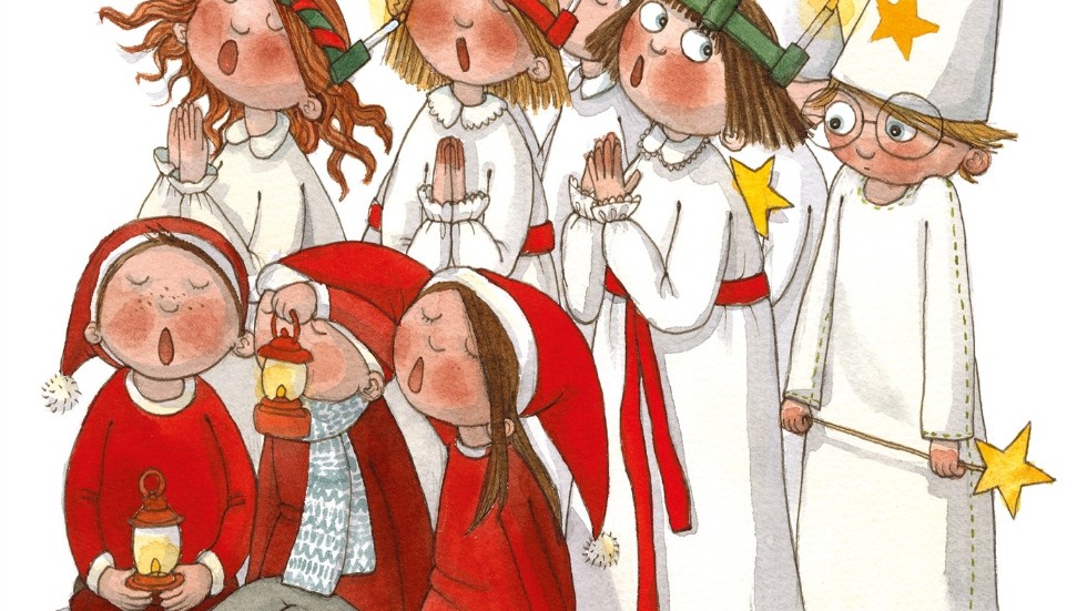 Nu är det jul igen! Och bokförlagen laddar med stämningsfulla böcker. I november ger Rabén & Sjögren ut en julsångbok med illustrationer av bland andra Maria Nilsson Thore. 