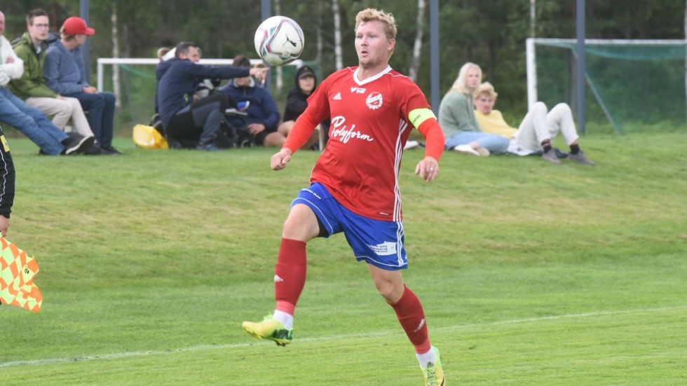 Ricky Gustafsson gjorde ett av målen för DSK när de spelade oavgjort mot Bäckseda.