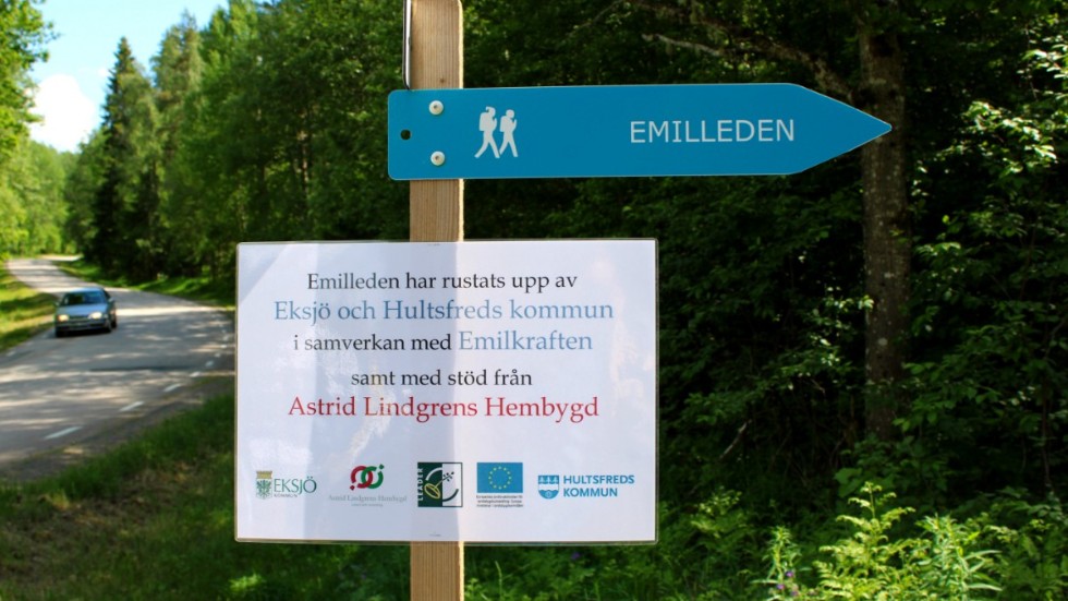 Emilleden är en 40 kilometer lång vandring runt i bygden med utgångspunkt från Mariannelunds eller Lönneberga hembygdsgårdar. 