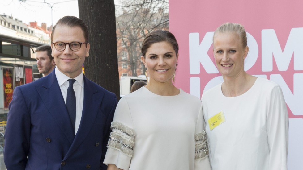Kronprinsessan Victoria och prins Daniel är initiativtagare till Generation Pep och Carolina Klüft är verksamhetschef. Arkivbild.