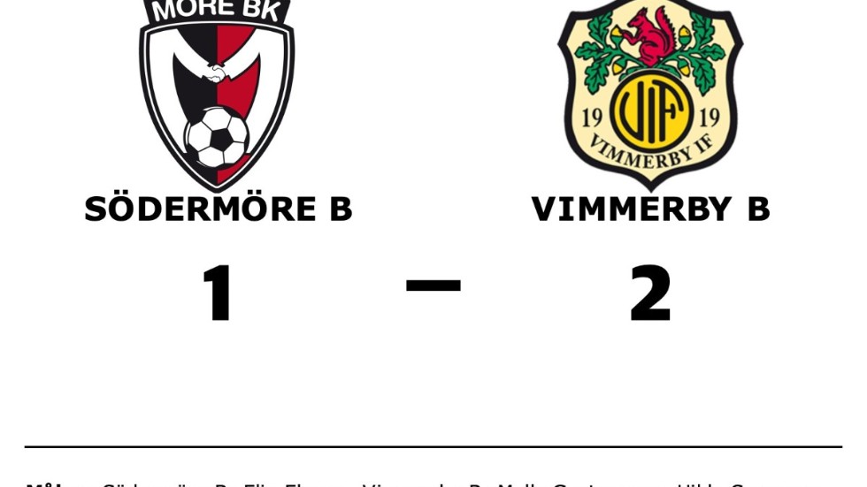 Team Södermöre B förlorade mot Vimmerby IF B