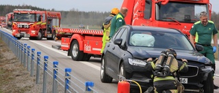 Trafikolycka orsakade problem på E4