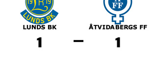 Halvtidsledning blev bara en poäng för Åtvidabergs FF
