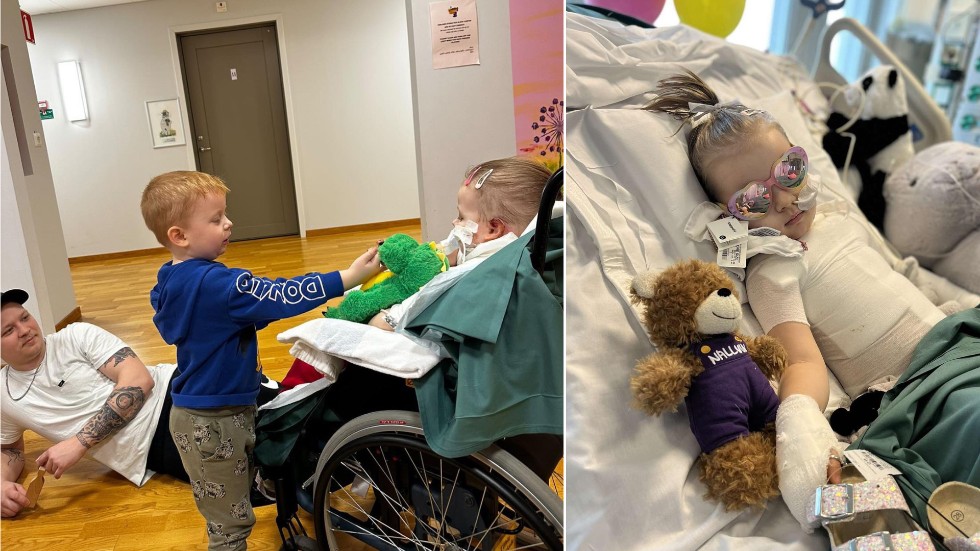 Livia Melin has been in Biva, the pediatric intensive care unit, in Uppsala since March 12.