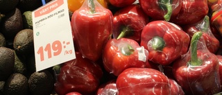 Stora skillnader i priset på paprika i Västervik