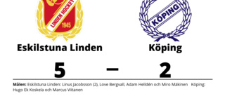 Eskilstuna Linden vann efter Linus Jacobssons dubbel