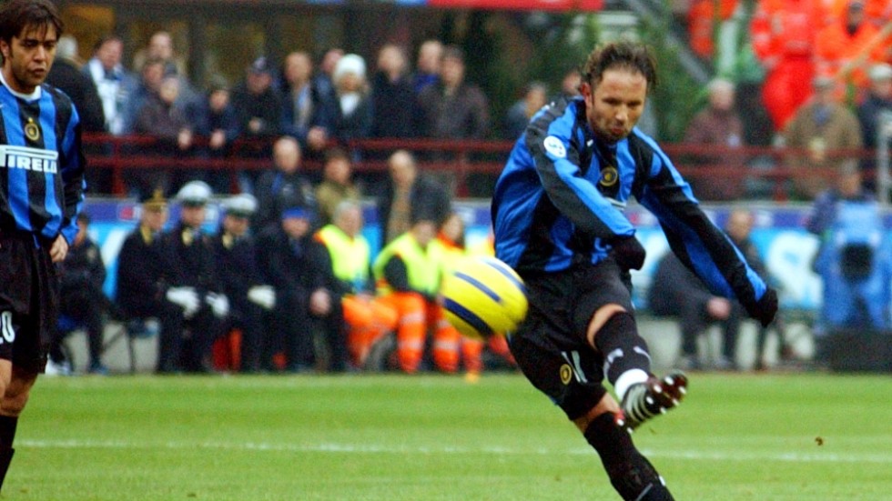 Sinisa Mihajlovic under sin tid i Inter, 2004.