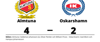 Almtuna vann i Kvalserie J20 Nationell herr mot Oskarshamn
