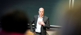 Reinfeldt talade om den stora världen
