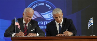 USA ingår en säkerhetspakt med Israel