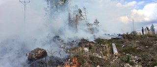 Skogsbrand i närheten av Ericsberg