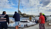 Sjödrama i Gnisvärd – finsk segelbåt på grund • Fick hjälp från kajen
