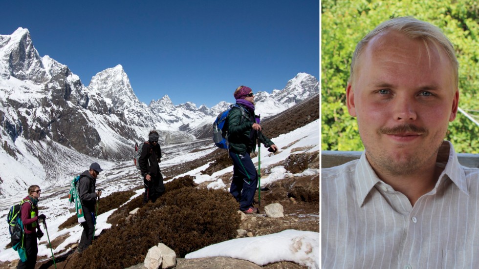 Alfred Svensson deltar i  "The Journey - 15 dagar i Nepal". "Det var en väldigt fin resa med fantastisk natur och unika upplevelser. Så jag hoppas att det blir intressant att titta på", säger han.