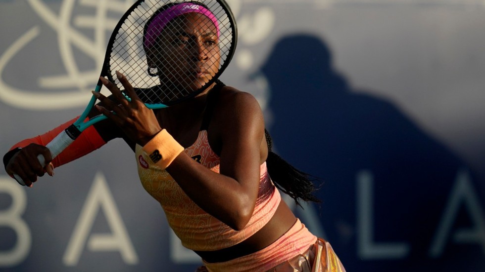 "Arvet hon lämnar efter sin tenniskarriär är något jag inte tror någon annan spelare kan mäta sig med", säger Coco Gauff om Serena Williams. Arkivbild.