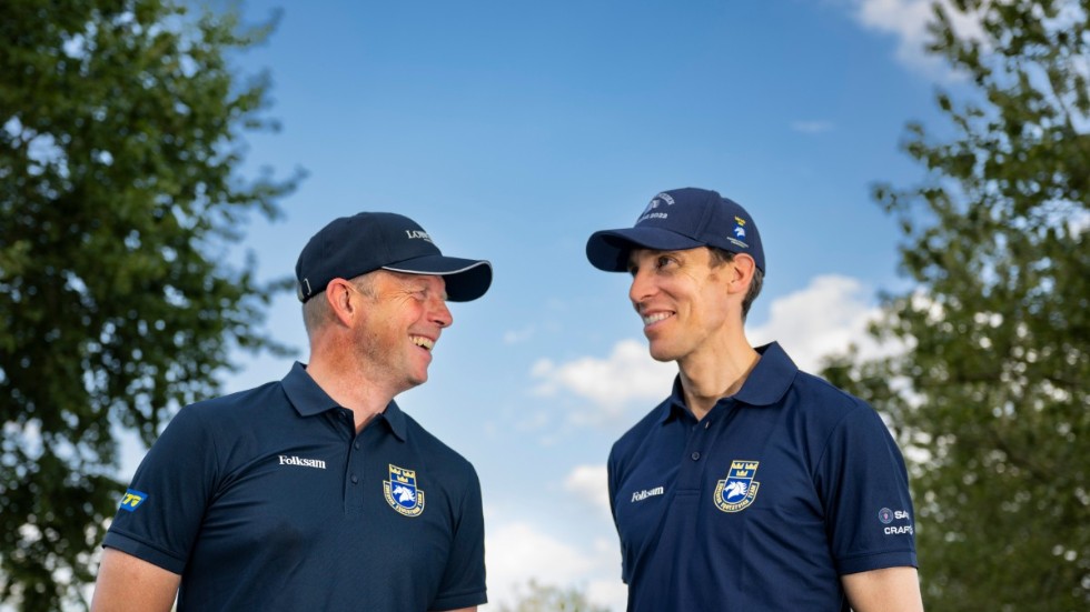 Jens Fredricson och Henrik von Eckermann – tvåa och etta inför den individuella finalen.