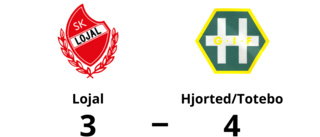 Hjorted/Totebo upp i topp efter seger