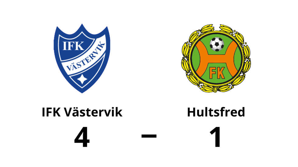 IFK Västervik vann mot Hultsfreds FK