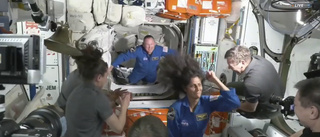 Olycksdrabbad rymdfarkost framme på ISS