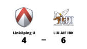 LiU AIF IBK vann mot Linköping U