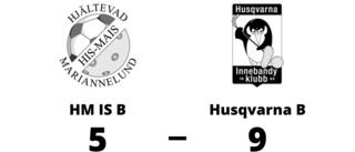 HM IS B föll med 5-9 mot Husqvarna B