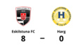 Eskilstuna FC utklassade Harg på hemmaplan
