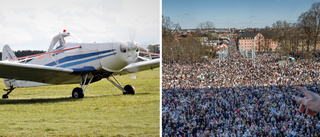 Pilot frias efter flygincident över Uppsala på valborg