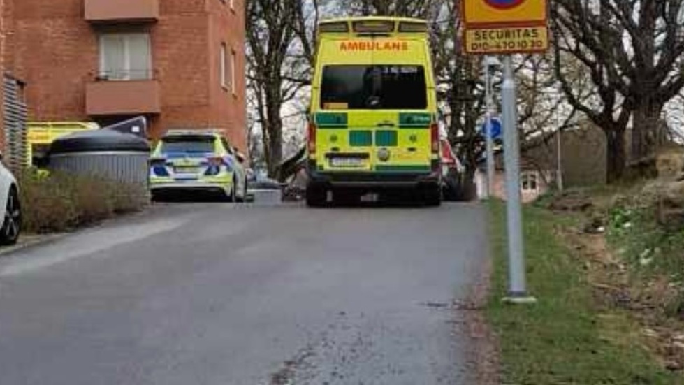 Flera polispatruller och ambulanser larmades ut till Gottfridsberg under torsdagen.