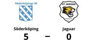 Klar seger för Söderköping - vann med 5-0 mot Jaguar