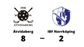 Klar seger för Åtvidaberg - vann med 8-2 mot IBF Norrköping