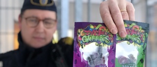 Beslag av cannabisgodis i Piteå oroar polisen – lätt hänt att det hamnar hos ungdomar: "Första gången jag gör ett beslag av det"