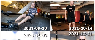 Han har nått sitt mål – efter 16 stenhårda veckor i gymmet – ett sundare liv • "Jag har inte fuskat"