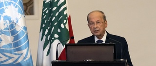 Libanons president: Krisen varar till 2028