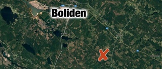 Fordonsbrand utanför Boliden