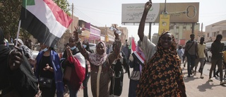 Tårgas mot demonstranter i Sudan