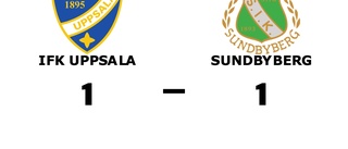 Oavgjort toppmöte mellan IFK Uppsala och Sundbyberg
