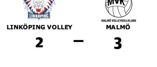 Seger för Malmö mot Linköping Volley efter avgörande i femte set