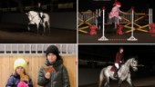 Stämningsfull luciashow på Skellefteå Ridklubb • Hoppning med både häst och käpphäst