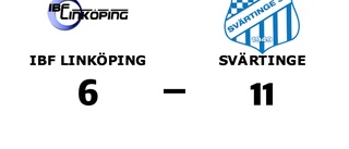 Svärtinge hade målfest borta mot IBF Linköping