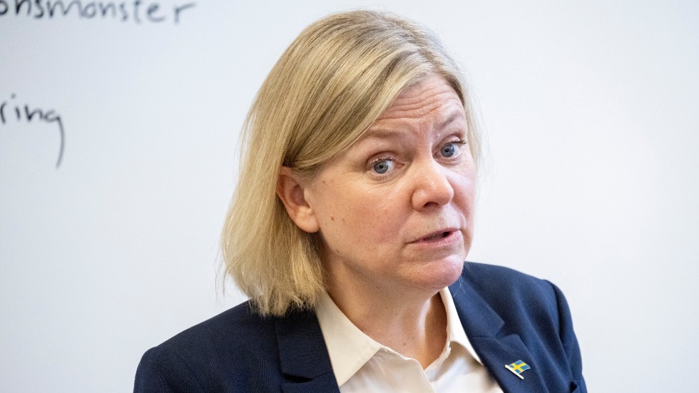 Statsminister och partiledare för Socialdemokraterna, Magdalena Andersson (S). Arkivbild.